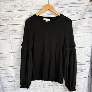 Michael Kors Womens Black Sweater size M